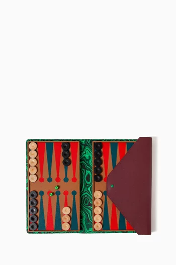 لعبة طاولة بنمط ظرف للسفر جلد