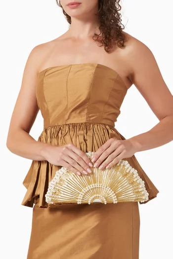 Rosée d'Epines Clutch in Mikado