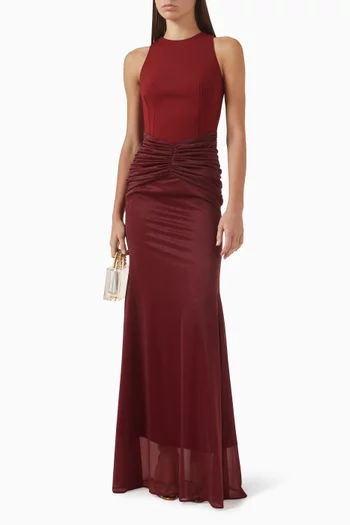 فستان سوريل طويل