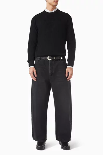 سترة بورتلاند منسوجة صوف وكشمير