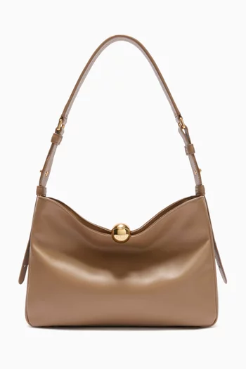 Sfera Medium Soft Shoulder Bag in Calf Leather