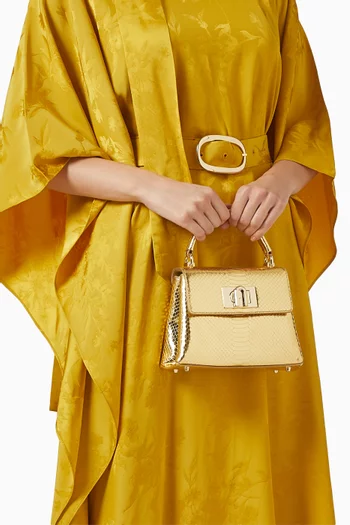 حقيبة 1927 بيد علوية جلد لامع