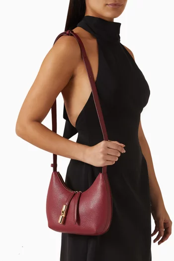 حقيبة كتف غوتشيا صغيرة جلد