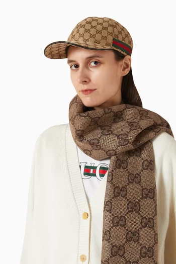 GG Baseball Hat in Canvas