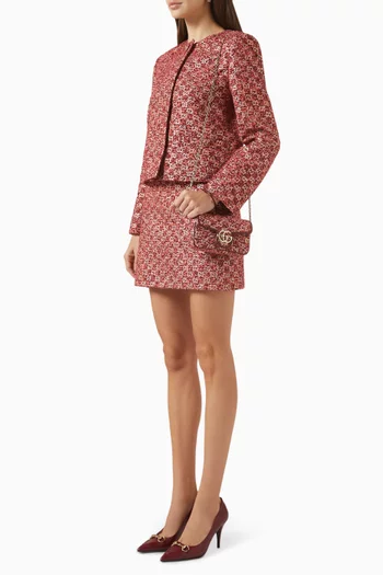 Patch-pocket Jacket in GG Tweed