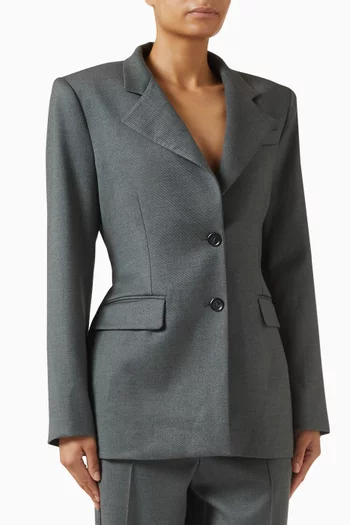 Fausta Blazer in Wool-flannel