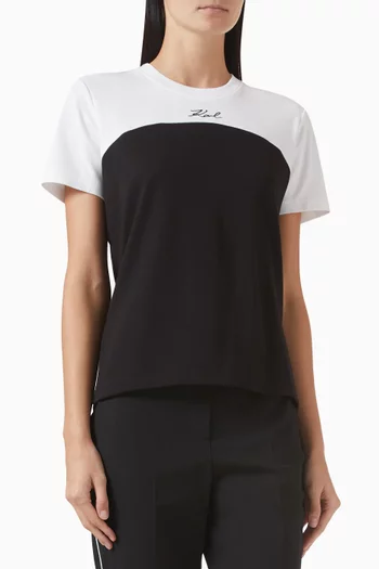 Signature Monochrome T-shirt in Jersey