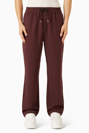 بنطال رياضي بنسيج متشابك بشعار الماركة