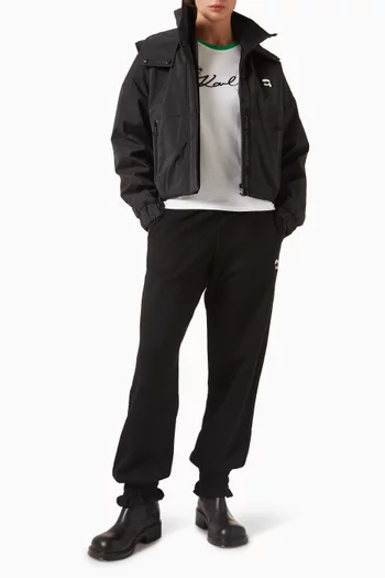 Ikon Hooded Jacket in Nylon