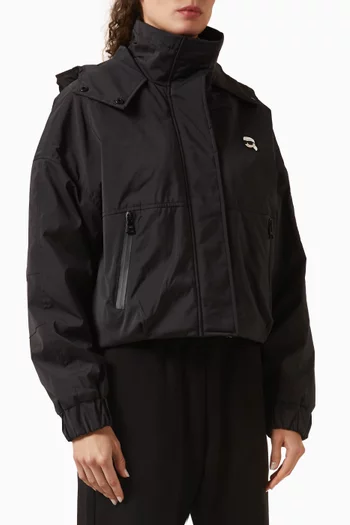 Ikon Hooded Jacket in Nylon