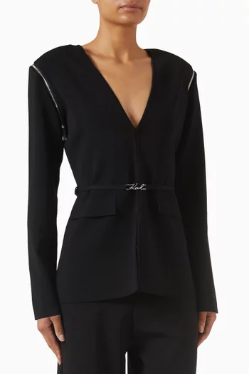 Transformer Knit Cardigan in Viscose Blend