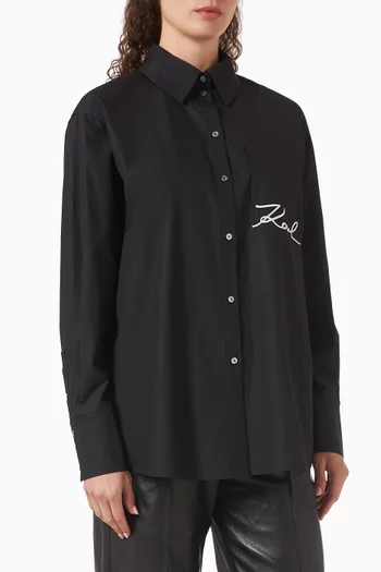 Signature Shirt in Organic Cotton Poplin