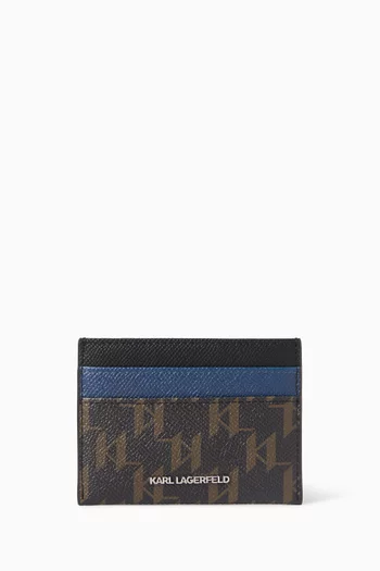 KMonogram Kanvas Cardholder in Faux Leather