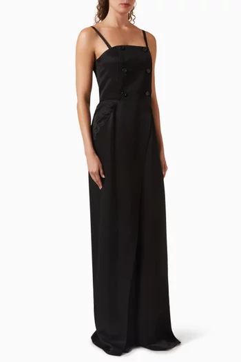 Tailored Jumpsuit in Woven-fabric