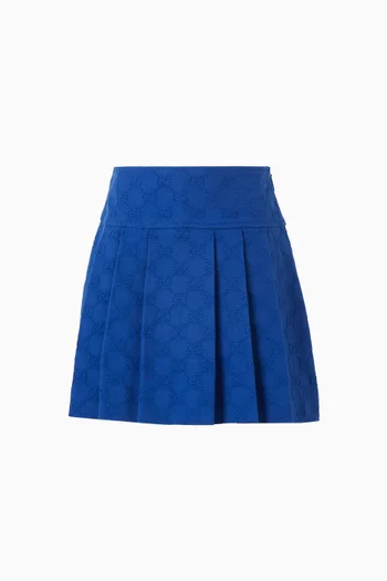 Monogram GG Skirt in Cotton
