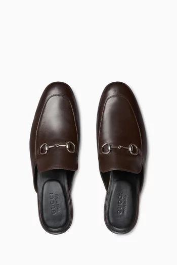 Horsebit Mules in Leather