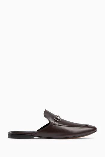 Horsebit Mules in Leather