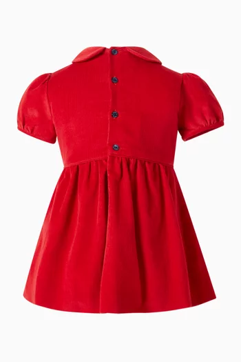 فستان بحرفي GG مخمل