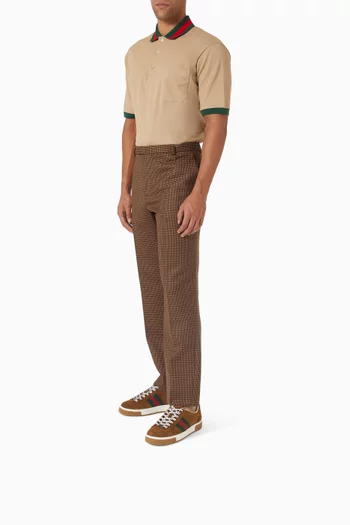 Ace Web Sneakers in Suede