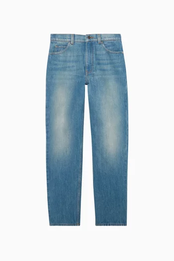 Faded Jeans in Denim