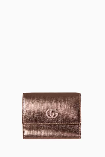 Mini GG Marmont Wallet in Patent Leather