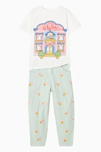 تي شيرت بطبعة كرة ثلجية 