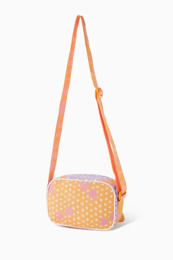 Printed Shoulder Bag in Nylon