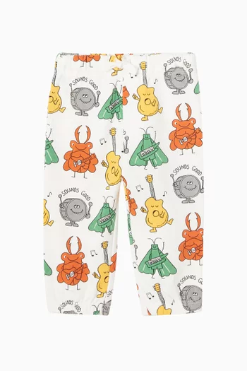 Bug Band Joggers in Cotton