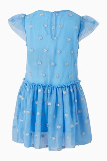Embroidered Tulle Dress