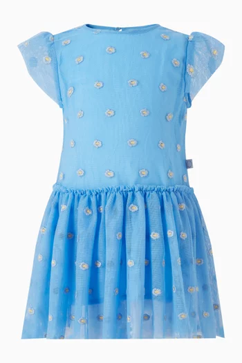 Embroidered Tulle Dress