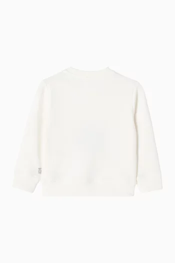 Ladybug Logo Sweatshirt in Cotton