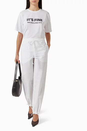 Drawstring Cargo pants