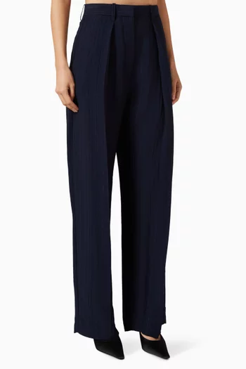 Wide-leg Pants in Viscose