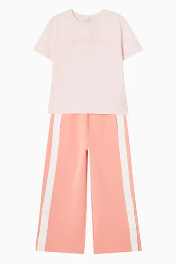 بنطال رياضي مخطط صوف قطني