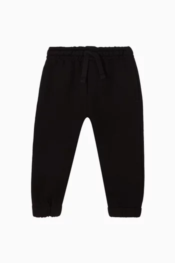 Logo Patch Track Pants in Cotton