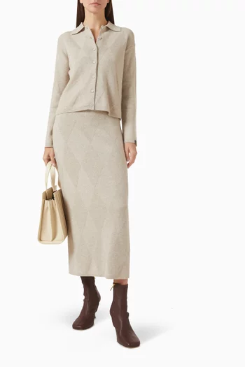 Knit Cardigan in Cashmere