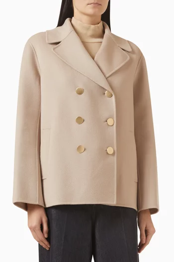 جاكيت بصفي أزرار صوف بكر