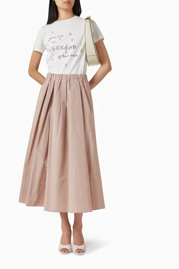 Curvato Skirt in Cotton-blend