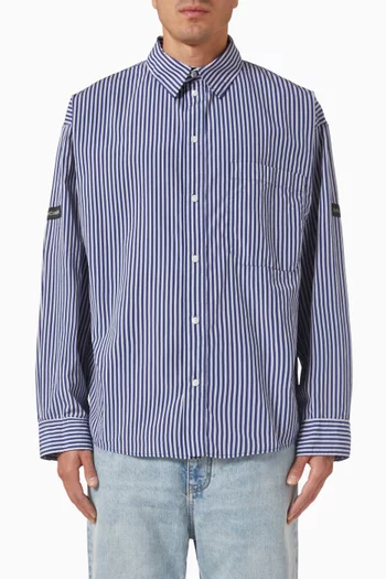 Oversized Shirt in Cotton Poplin