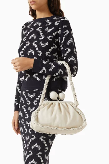 حقيبة باستشينو متوسطة جلد