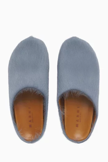 Fussbett Sabot in Calf Hair