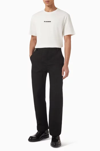 تي شيرت بشعار الماركة قطن