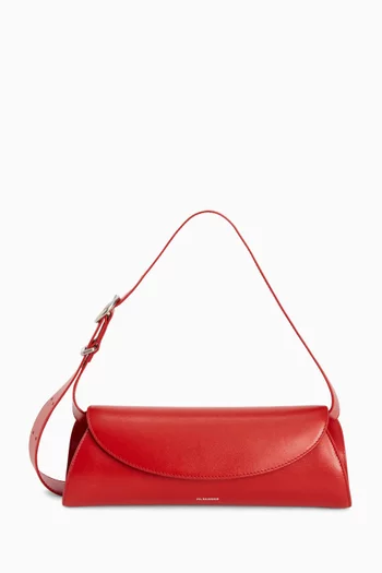 Cannolo Small Shoulder Bag in Leather