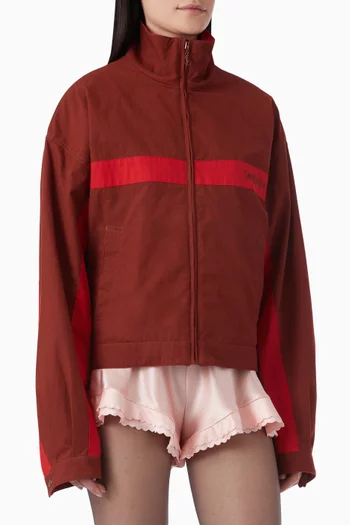 جاكيت كاساندر قصير قطن وقنب