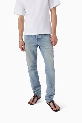 Babylone Slide Sandals in Leather