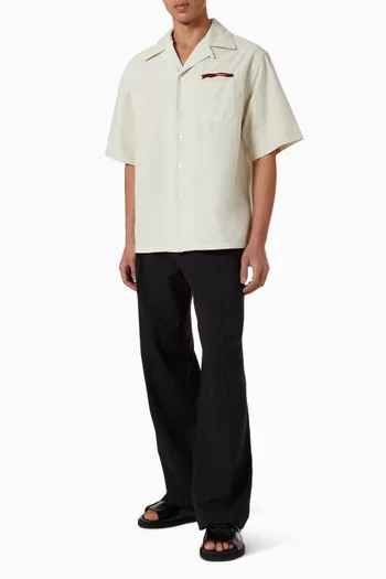 Logo Camp Collar Shirt