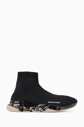 سنيكرز سبيد 2.0 بنعل شفاف نسيج معالج