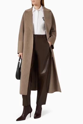 قميص مانيش مطرز قطن بوبلين