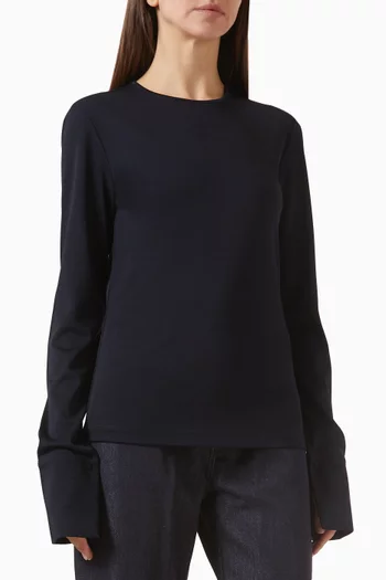 Madre T-shirt in Wool-jersey