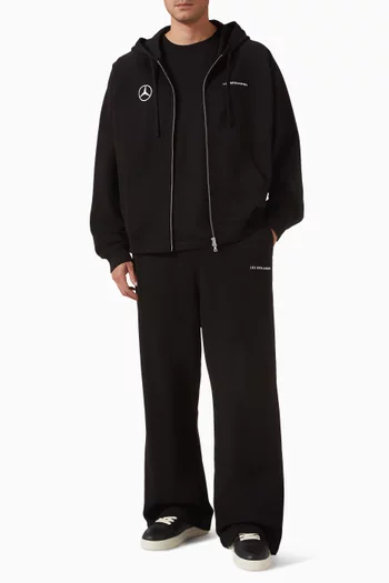 بنطال رياضي 501 بشعار الماركة صوف قطني